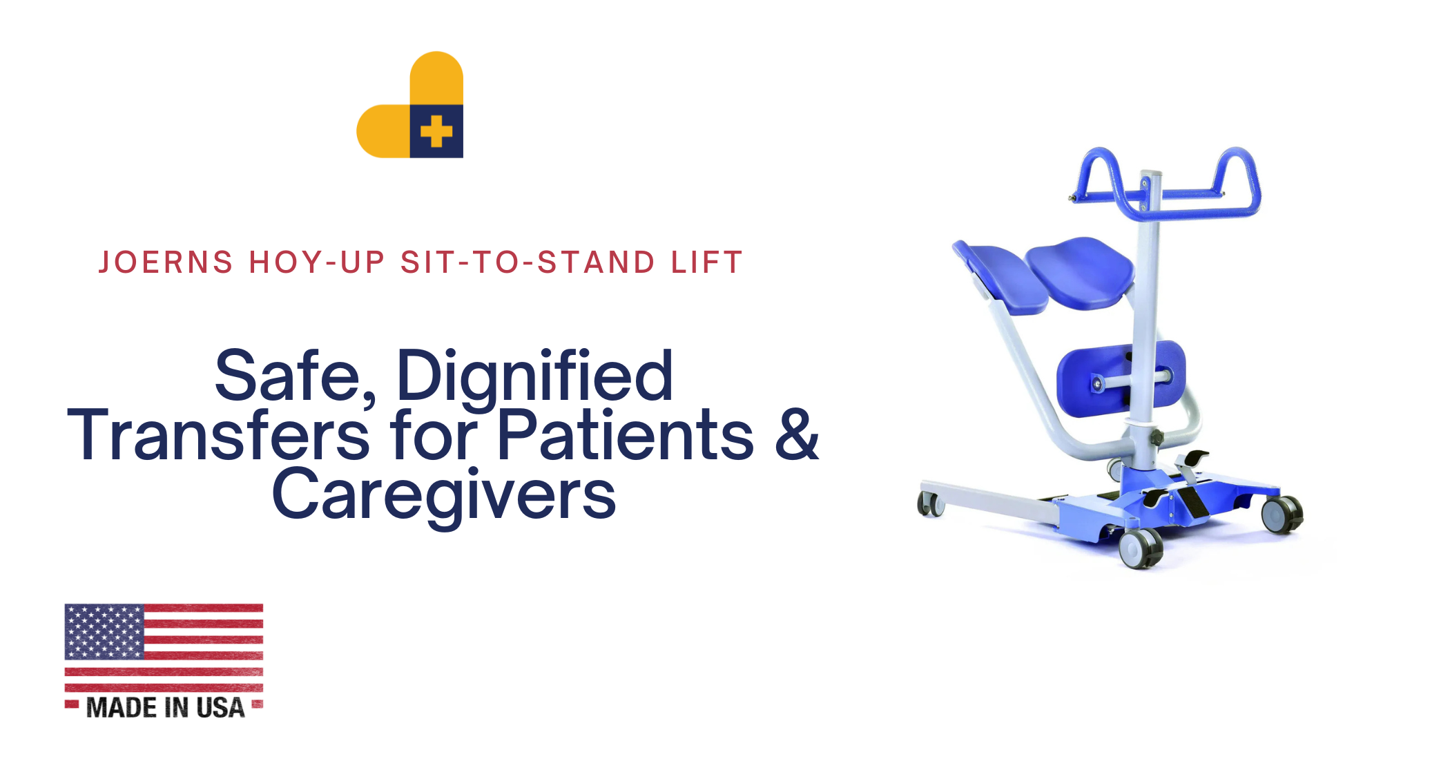 Joerns HOY-UP Sit-to-Stand Lift: Safe, Dignified Transfers for Patients & Caregivers