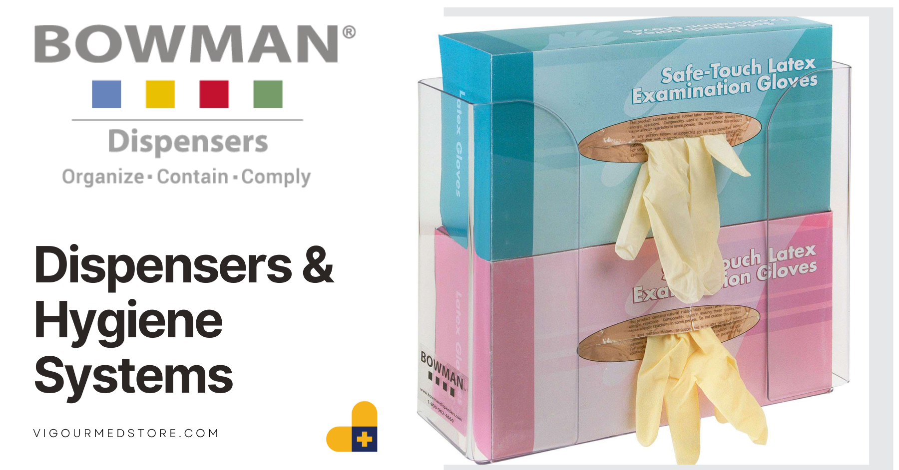 Bowman™ Dispensers & Hygiene Systems Now at Vigour Med Store