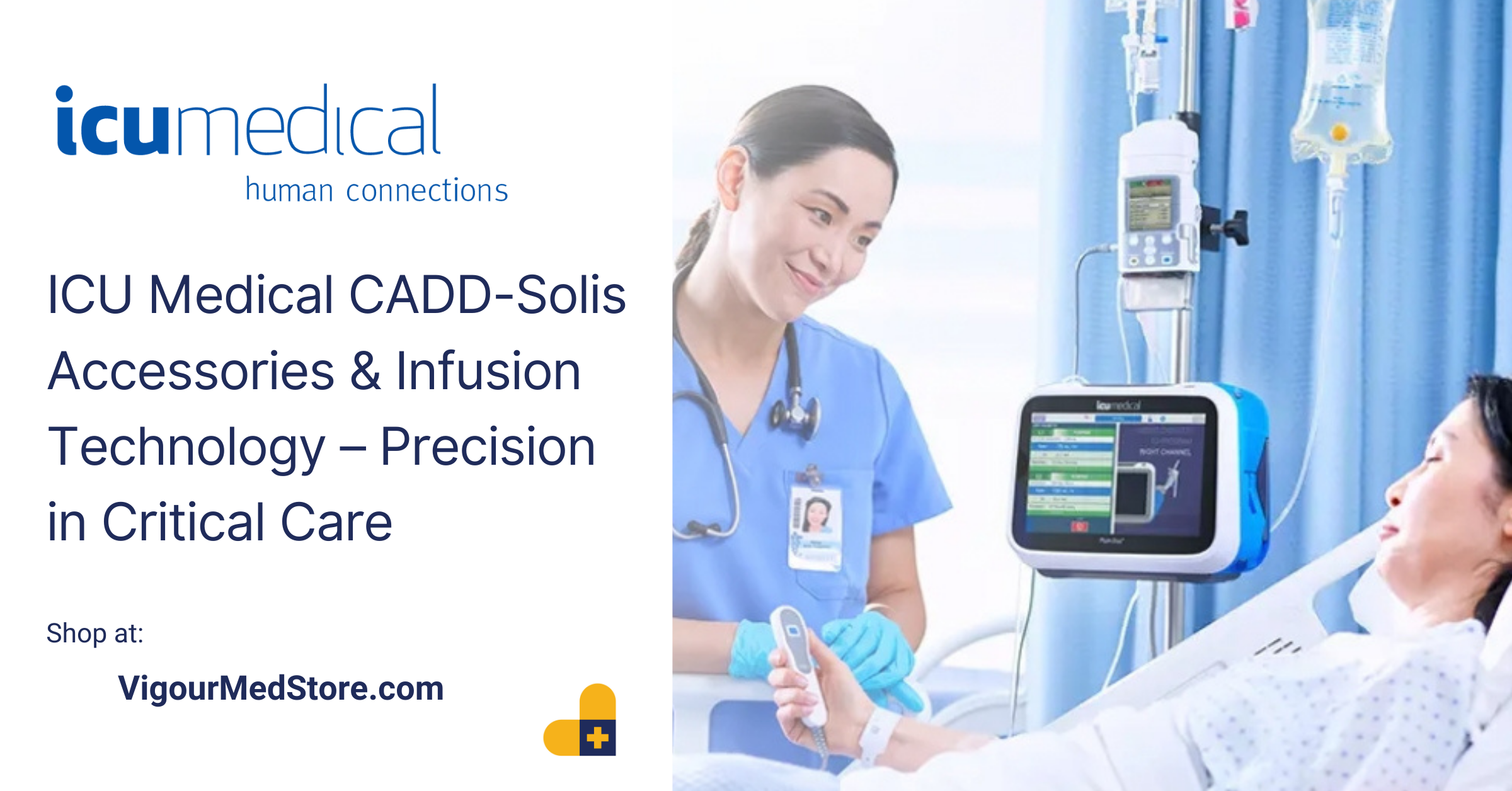 ICU Medical CADD-Solis Accessories & Infusion Technology – Precision in Critical Care