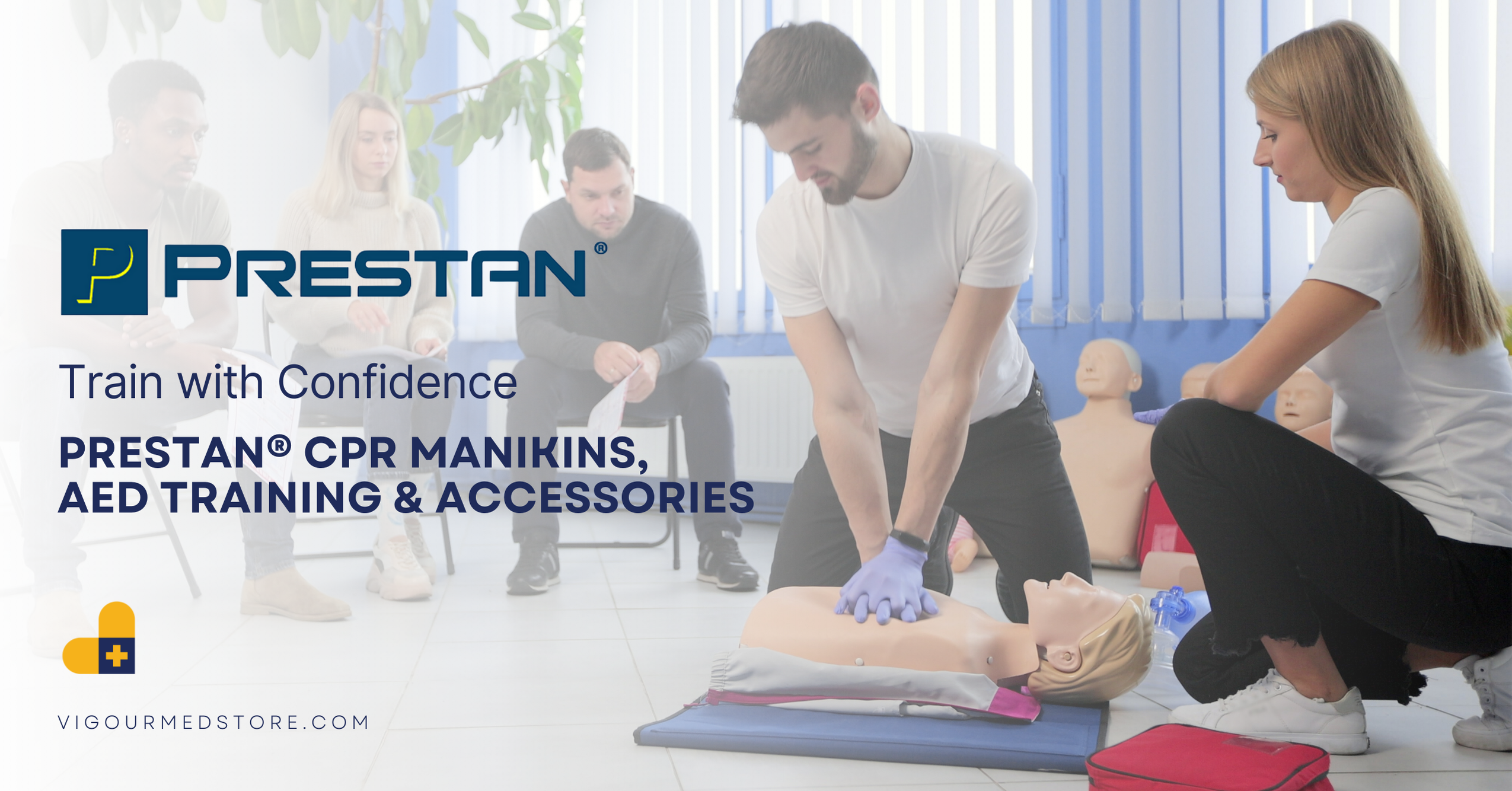 PRESTAN® CPR Manikins, AED Training & Accessories – Train with Confidence
