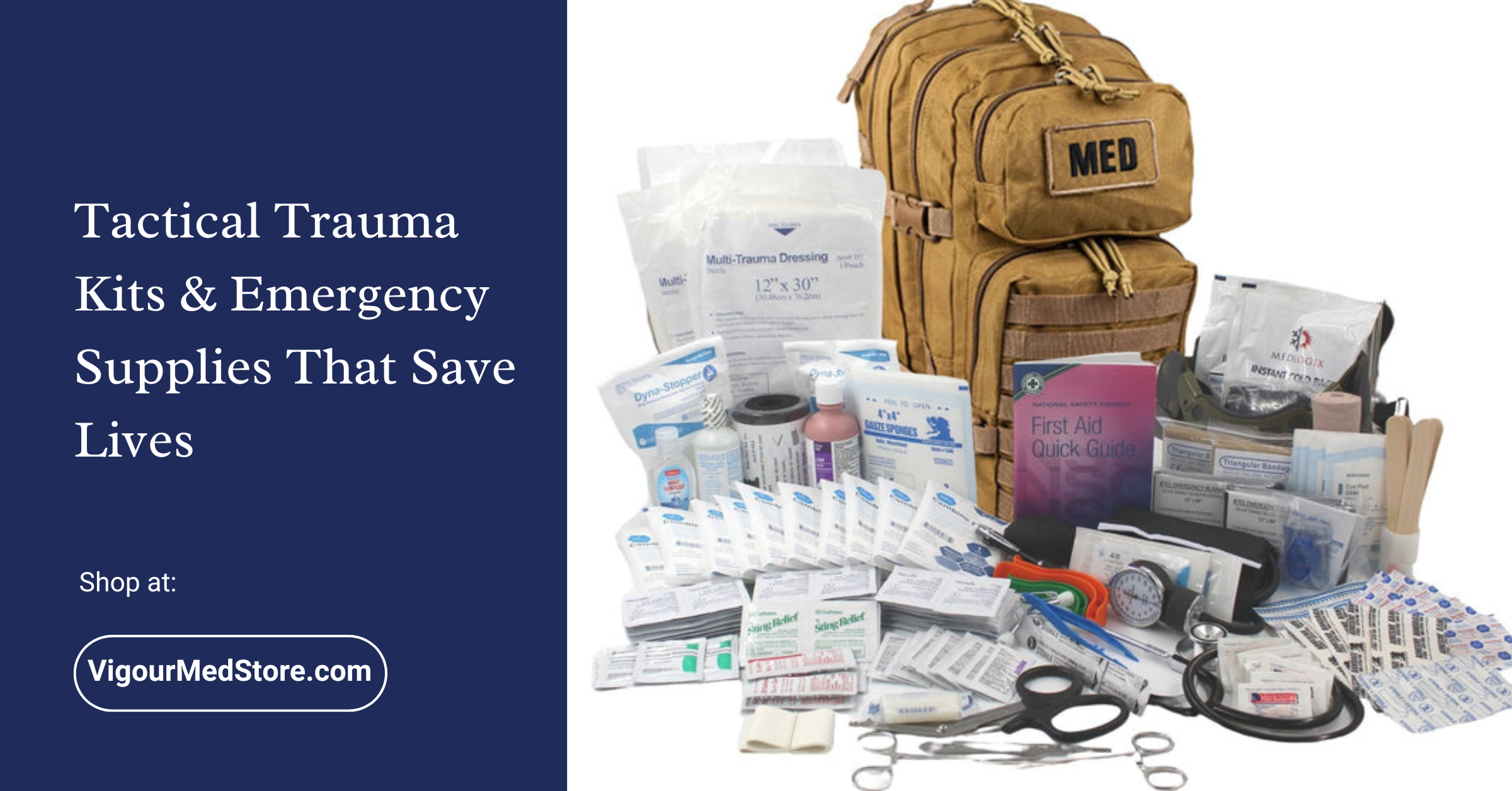 Tactical Trauma Kits & Emergency Supplies That Save Lives