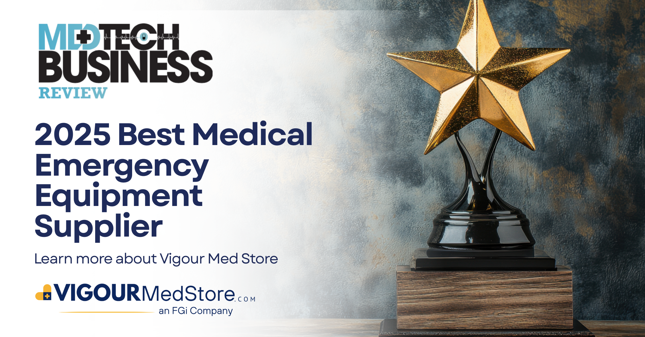 Vigour Med Store Honored as Top Medical Emergency Equipment Supplier 2025