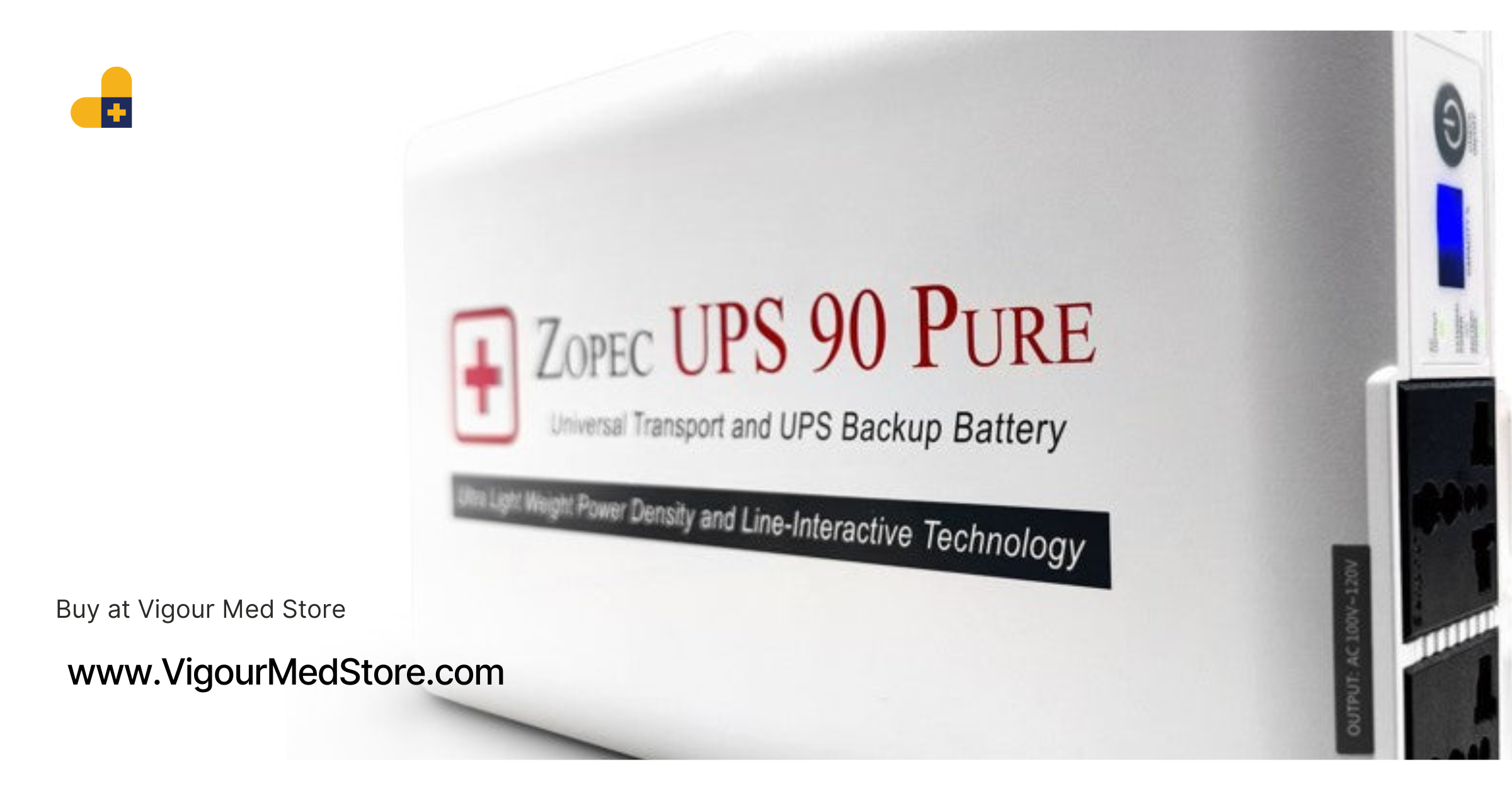 Zopec Medical U90PSYS120 UPS 90 Pure Battery System: Reliable Power for Critical Medical Needs