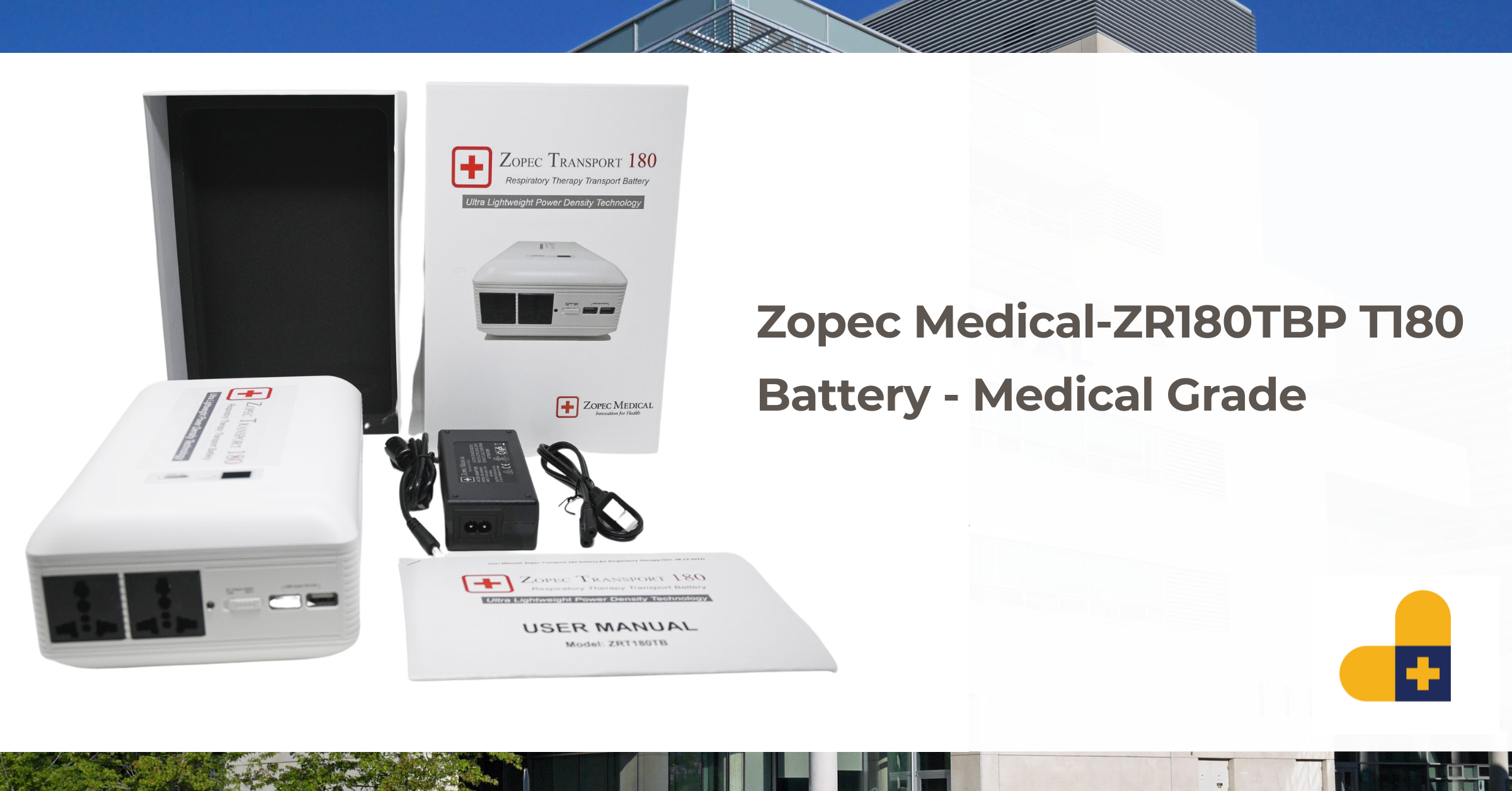 Zopec Medical ZR180TBP T180 Battery – Portable Power for Critical Medical Needs