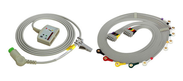 Cable troncal de ECG de 12 derivaciones EDAN (desfibrilación) (AHA)