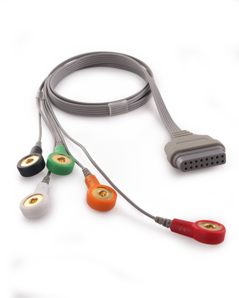 Cable de ECG de 5 electrodos EDAN (AHA)