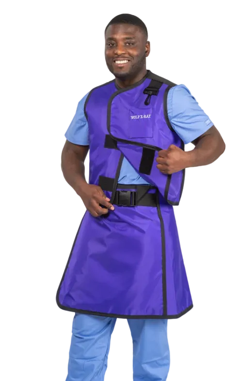 Wolf X-Ray Large 0.5 mm Light Weight Lead Men's Vest and Skirt with Thyroid Collar
