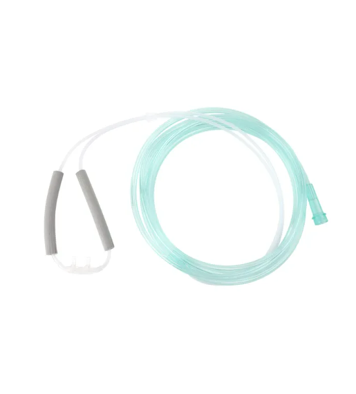 Dynarex Nasal Oxygen Cannula, Cushion Tip with Ultra Soft Ear Foam, 7' (2.1m) Pediatric