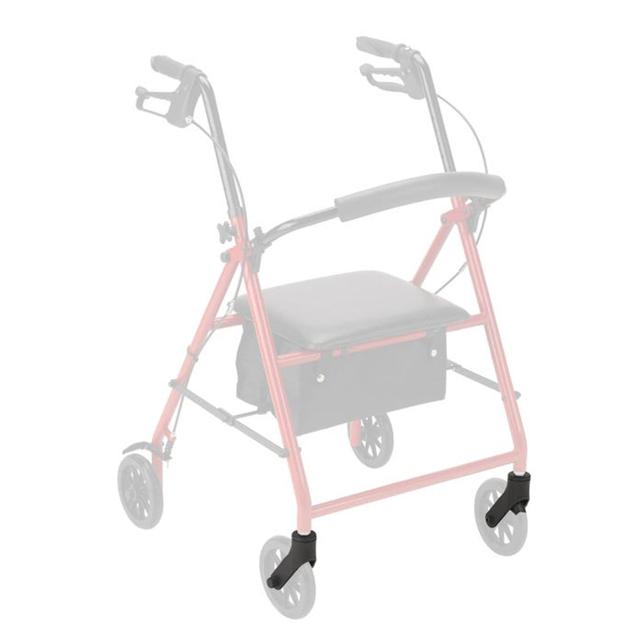 Dynarex Rollator Front Caster Fork Black, 1