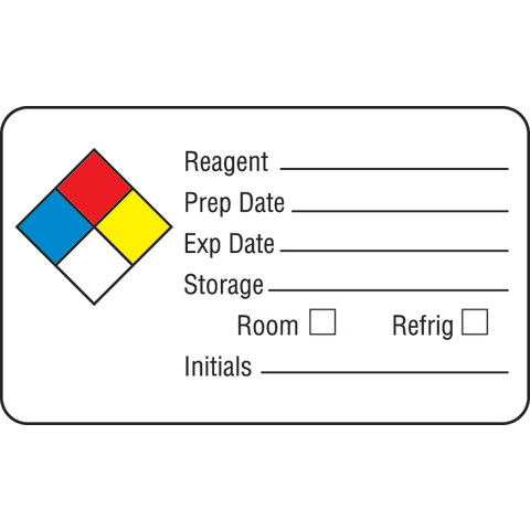 Marketlab-0749 Chemical Hazard Labels • Multicolor • 250/pk