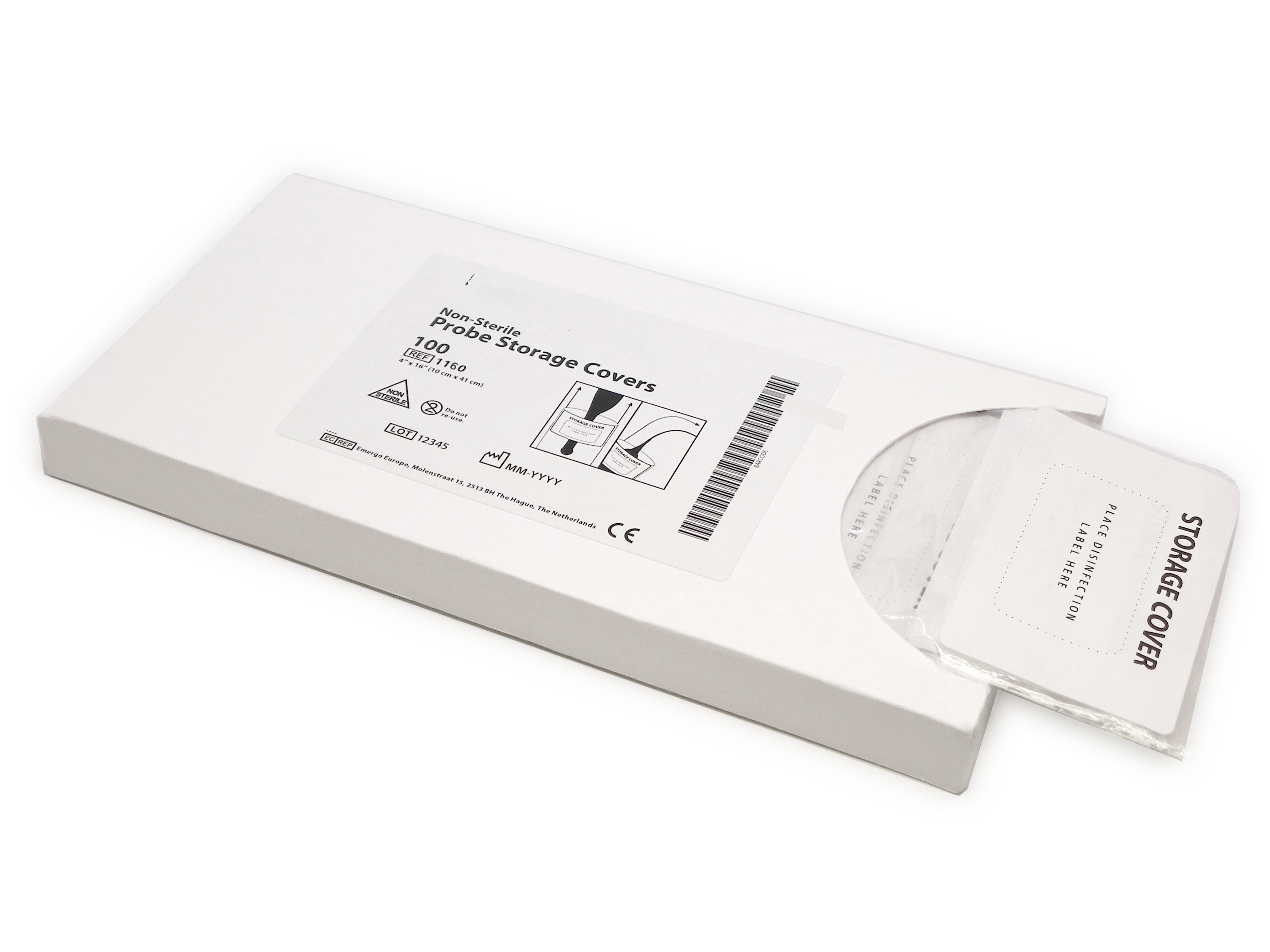 Aspen Surgical-1-519-1160 Probe Storage Cover, 4" x 16", 100/bx, 4 bx/cs (US Only) (Not Available For Sale into Canada)