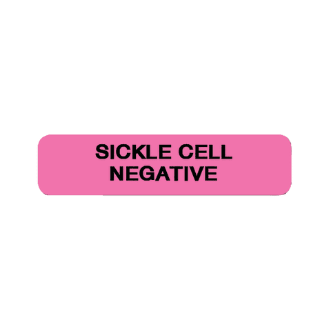 Marketlab-102037 Blood Bank Sickle Cell Negative Label, 760/pk