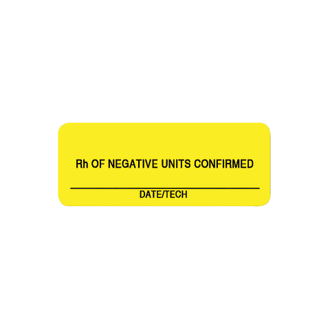 Marketlab-102060 Blood Bank ABO Group Confirmed Label, 420/pk