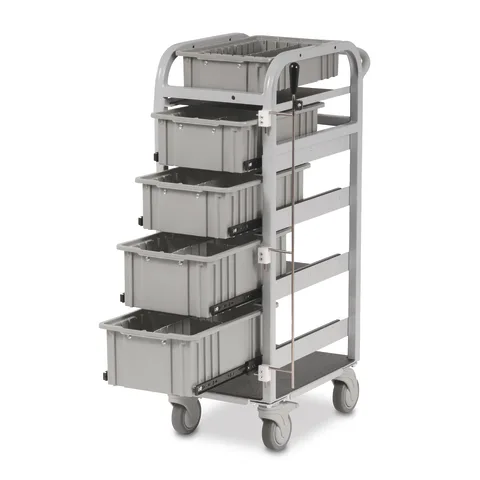 Marketlab-102146-GY Standard Mobile Supply Cart, 1/ea