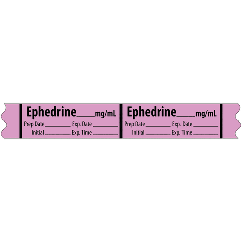 Marketlab-10287 Vasopressor Medication Label Tape, 500/roll