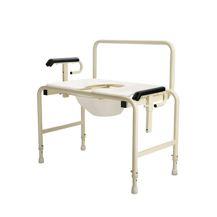 Dynarex-10378-Bariatric HD Drop Arm Commode 30", 1/Cs
