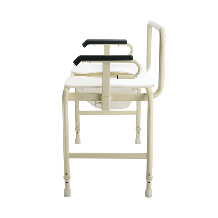 Dynarex-10377-Bariatric HD Drop Arm Commode 26", 1/Cs