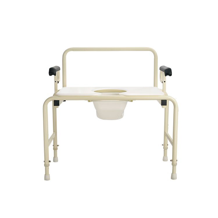 Dynarex-10377-Bariatric HD Drop Arm Commode 26", 1/Cs