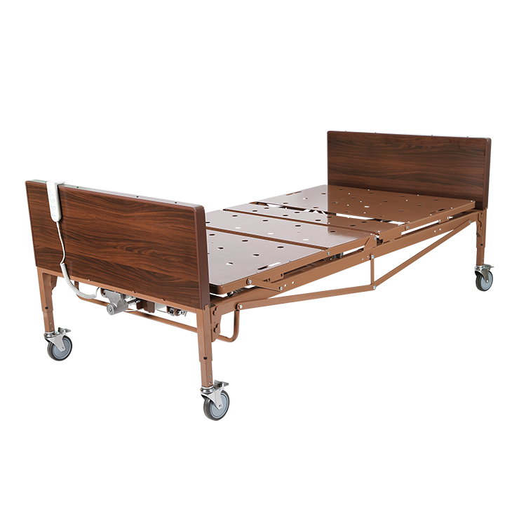 Dynarex-10404-HRDP-42 Bariatric Homecare bed With Half Rail And Dynarest Plus, Bed, Half Rail, Foam Mat, 5 boxes