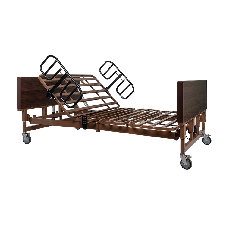 Dynarex-10405-HRDP-48 Bariatric Homecare bed With Half Rail And Dynarest Plus, Bed, Half Rail, Foam Mat, 5 boxes