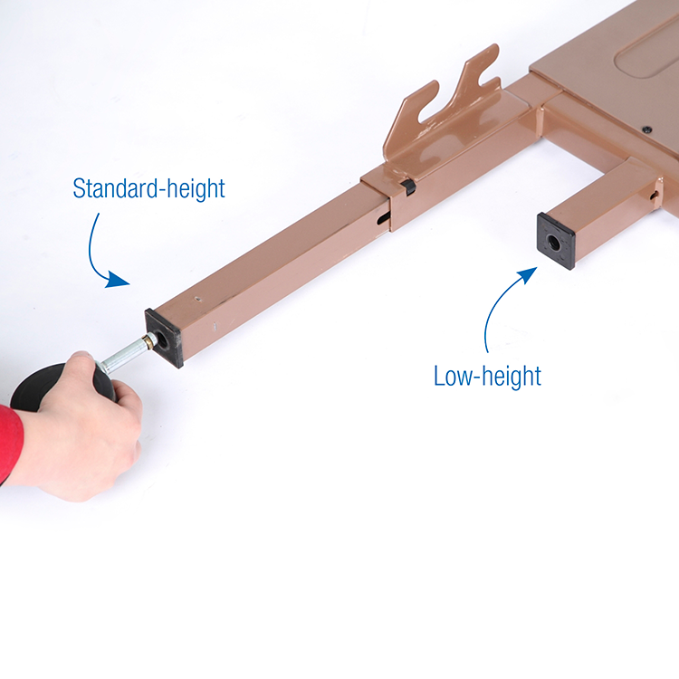 Dynarex-10408-HRMZ-3 Motor Full Electric Hi/Low Homecare Bed w/ Half Rail and M