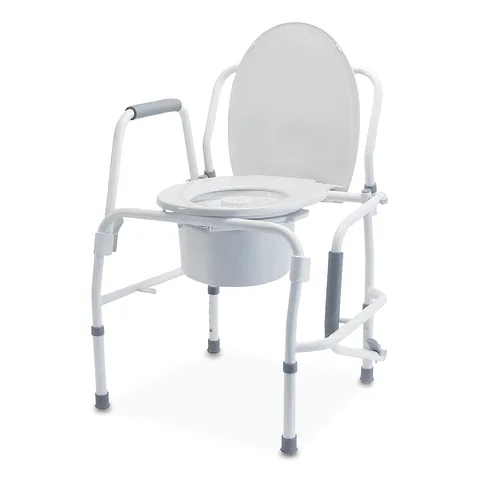 Marketlab-105205 Lumex Silver Collection 3-in-1 Steel Drop Arm Commode 1/ea