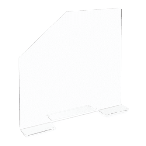 Marketlab Antimicrobial Splash Guard with Cutaway