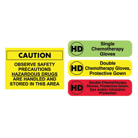 Marketlab-110030-LG Hazardous Labels, 470/pk