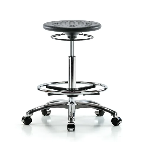 Marketlab High Bench Height Cleanroom Stool