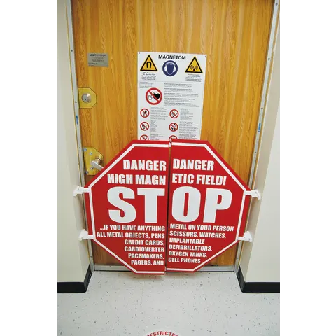 Newmatic Medical/Marketlab-12012 MRI Stop Sign English, 1/ea