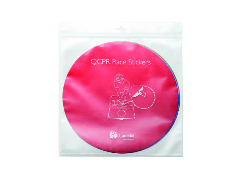Laerdal-123-40050-QCPR Race Stickers 6-Pack (6/Pack)