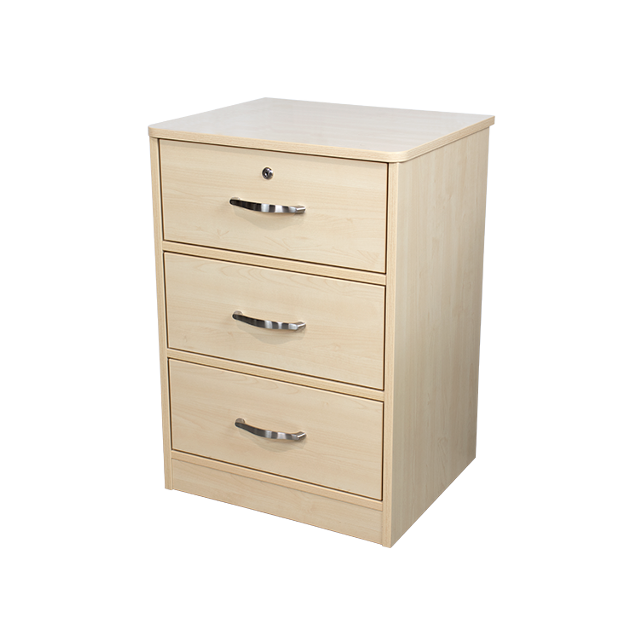Dynarex Three Drawer Nightstand, 1pc/cs
