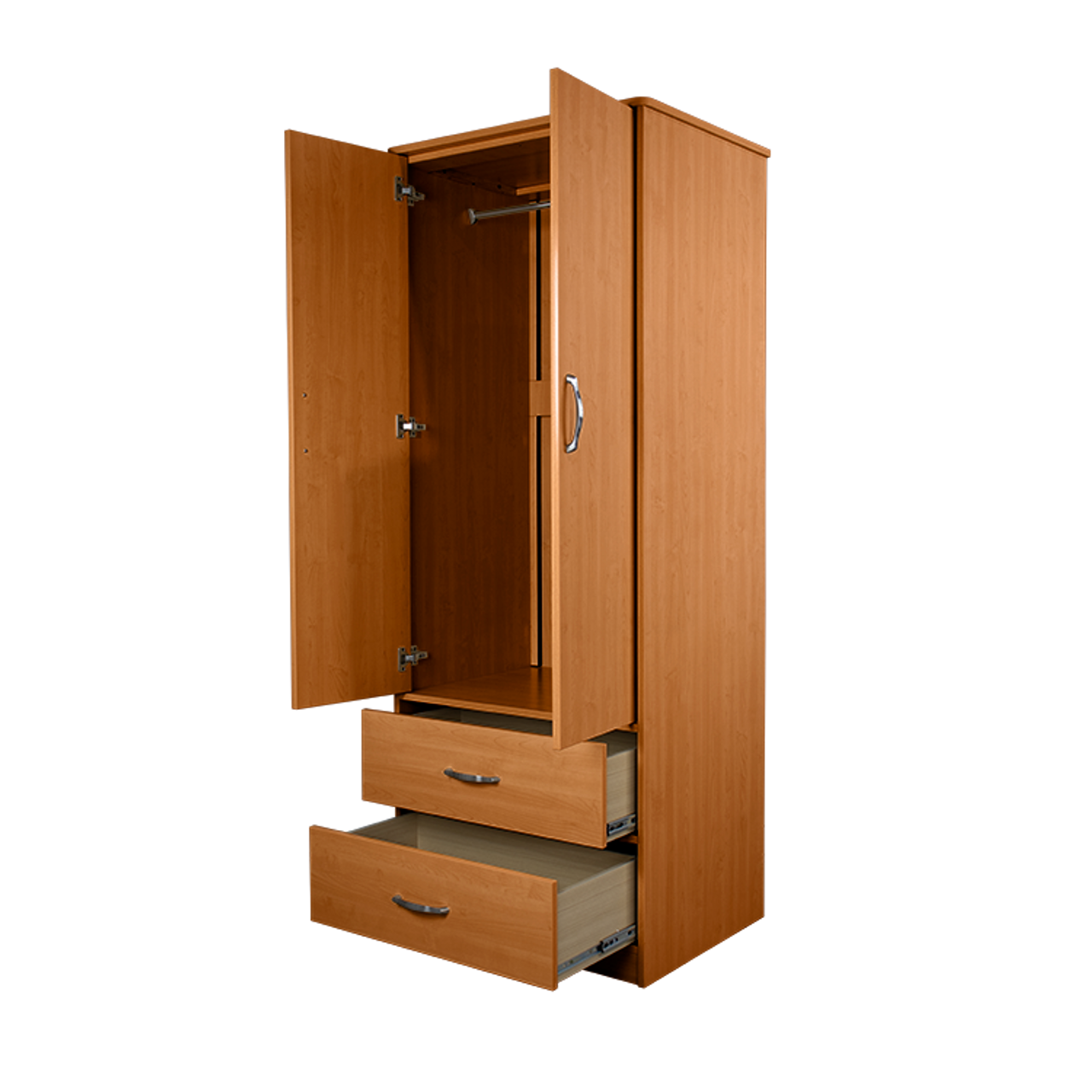 Dynarex Two Door/Two Drawer Wardrobe, 1pc/cs
