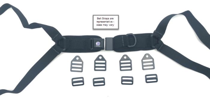 Therafin Belt Therafit, 4-Point, Pb Buckle Pads