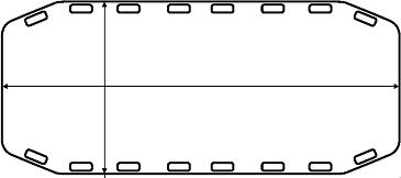 Therafin-32753-Patient Mover, Bariatric, 1/4" White HDPE, 72" x 32"