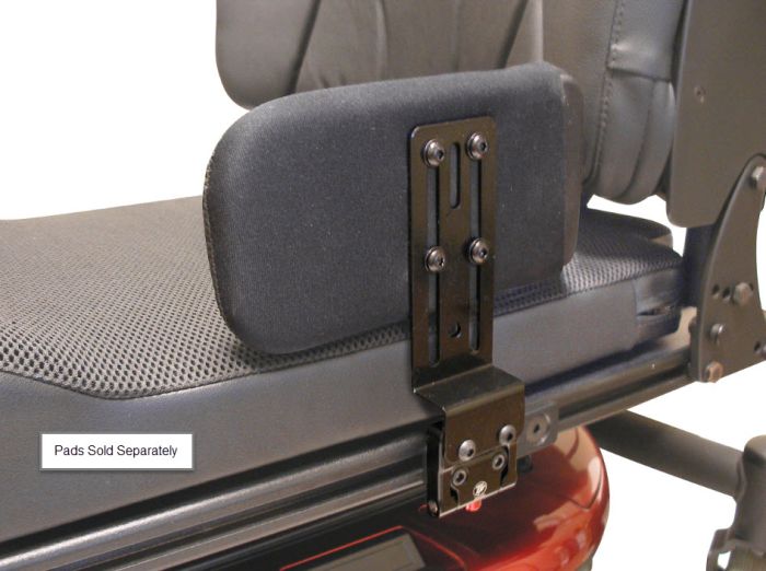 Therafin-30096-Soporte de guía de cadera, Quantum, abatible hacia abajo, par (sin almohadillas)