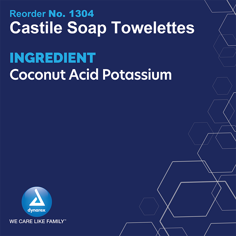 Dynarex-1304 Castile Soap Towelettes