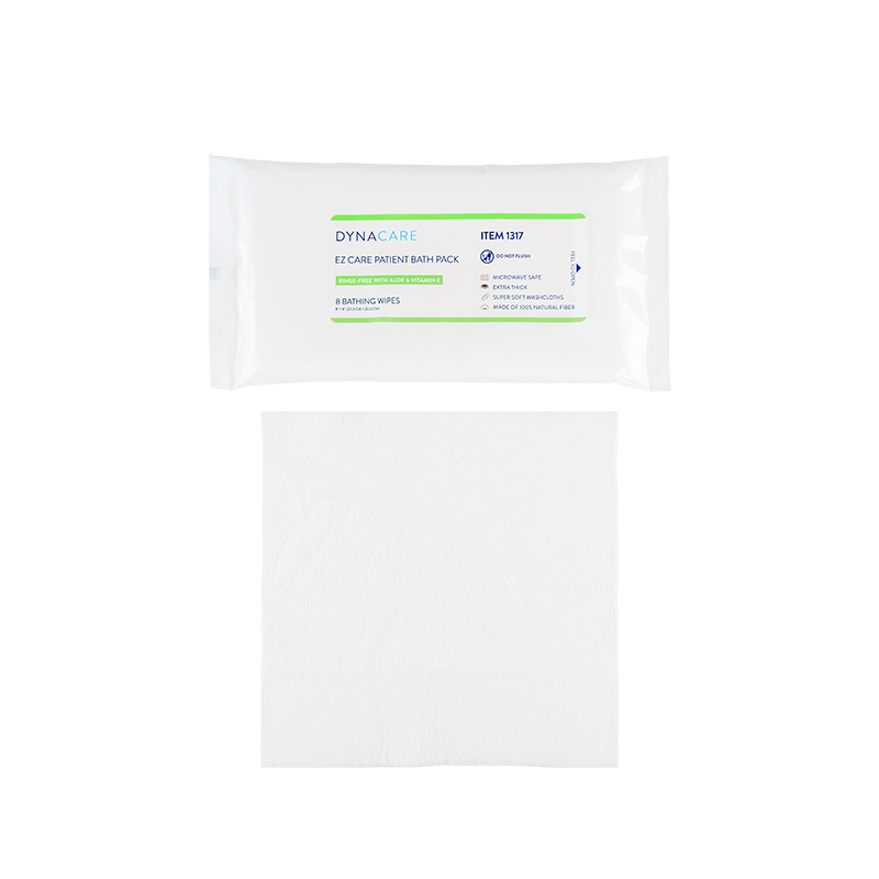 Dynarex-1317 EZ Care Patient Bath Packs 8" x 8" (8/bx 24bx/cs)