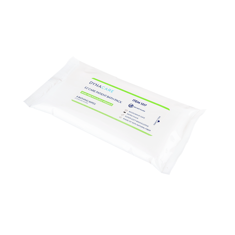 Dynarex-1317 EZ Care Patient Bath Packs 8" x 8" (8/bx 24bx/cs)