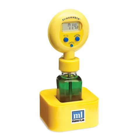 Marketlab-13180 Digital-Bottle Refrigerator-Freezer Thermometer, 1/ea
