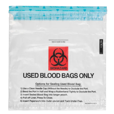 Marketlab-13235 Blood Bag Return Bag , 100/pk
