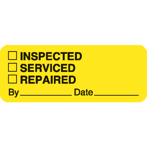 Marketlab-13422 Equipment Service and Inspection Labels, 420/roll