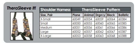 Therafin Therasleeves for Shoulder Harness, Animals