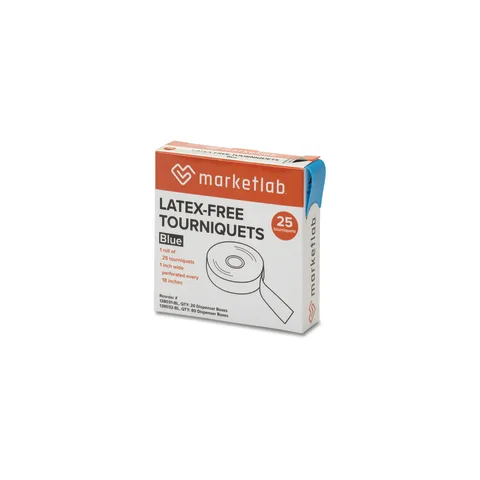 Marketlab Latex-Free Tourniquets in Dispenser Box
