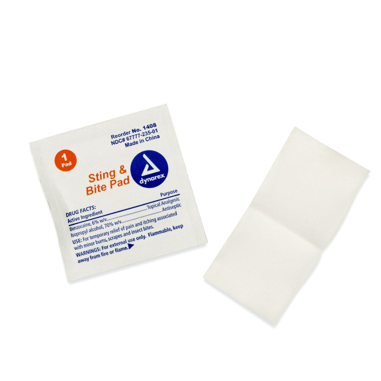 Dynarex-1408 Sting Pads