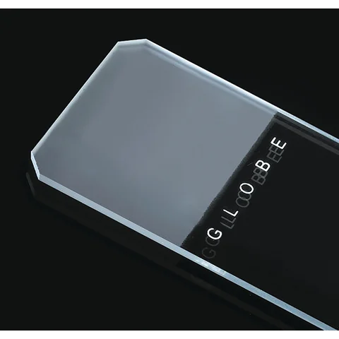 Marketlab-14371 One-Side Frost White Glass Slides, 90° Corners, 1440/pk