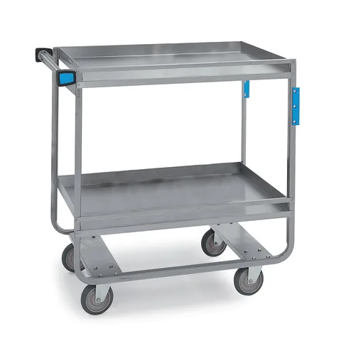 Marketlab Heavy Duty Stainless Steel Carts with Guard Rails
