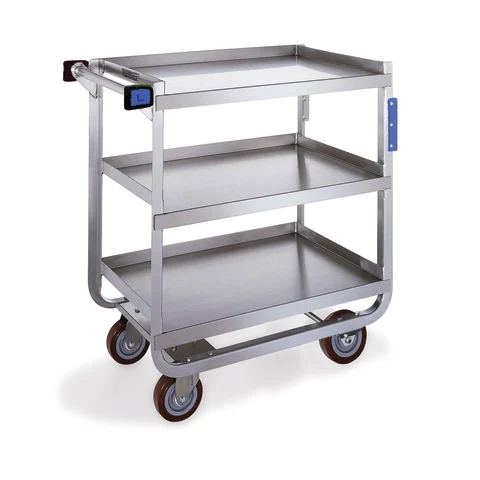Marketlab Heavy Duty Stainless Steel Carts with Guard Rails