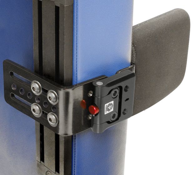 Therafin-32851-Bracket, Extender, Tapped, 2-3/4", Stainless Steel, Black