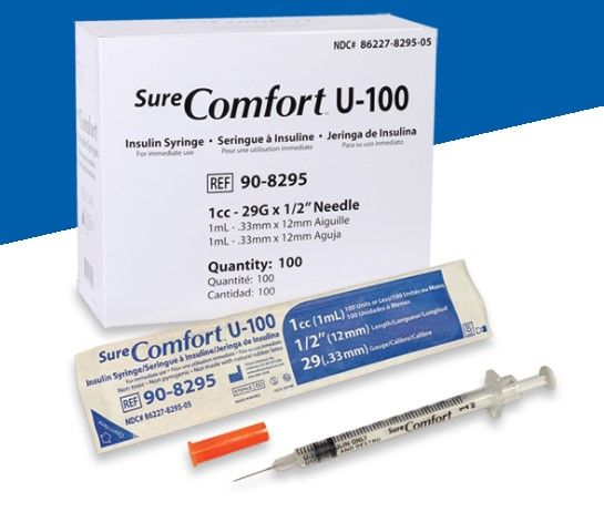 Allison Medical Surecomfort Syringes